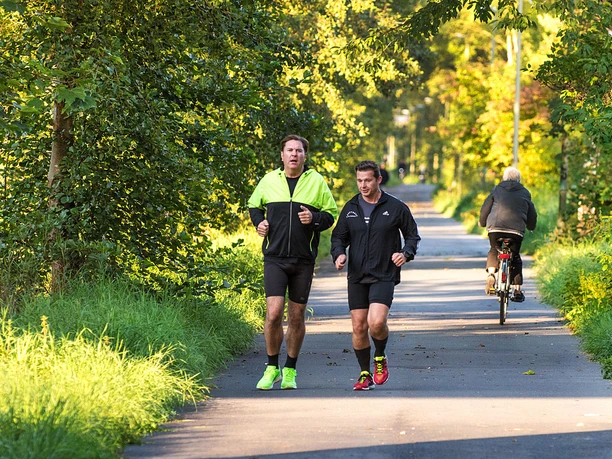 Jogger-Treff an der Sieg und nahe am Stadtzentrum: Die Sieg-Arena.