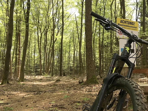 Der Startpunkt der Tour am Buberg