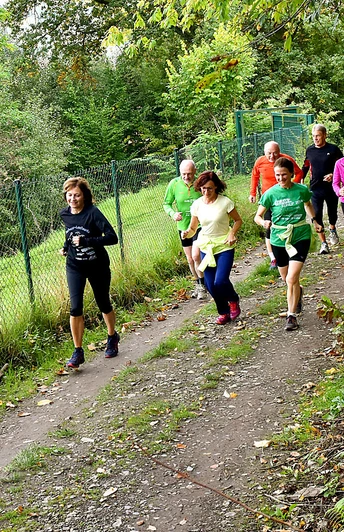 Hinauf zu einem von Siegens sieben Hügeln: dem Fischbacherberg