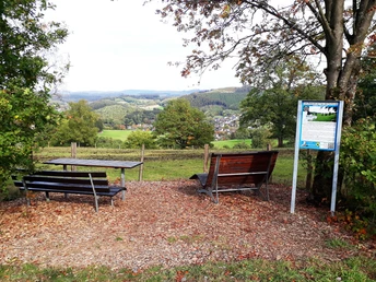 Rastplatz an den Weidekämpen