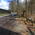 Wanderparkplatz unweit des Afholderbacher Weihers