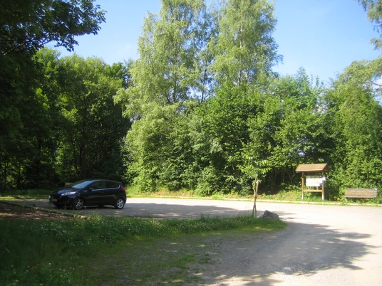 Parkfläche am Wanderparkplatz