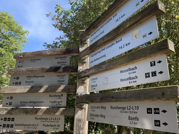 Wegespinne Wanderportal Wilhelmsplatz