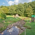 Bachlauf auf dem Spielplatz Zitzenbachstraße