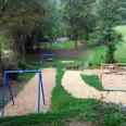 Blick auf den Spielplatz