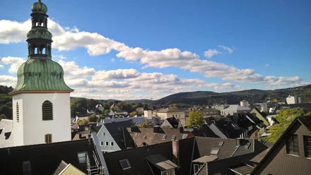 Die Marienkirche am Rande der Siegener Altstadt