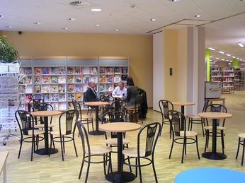 Das lesecafe in der Beibliothek