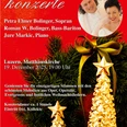 Voci Eleganti - Weihnachtskonzerte 2025 - Flyer Luzern