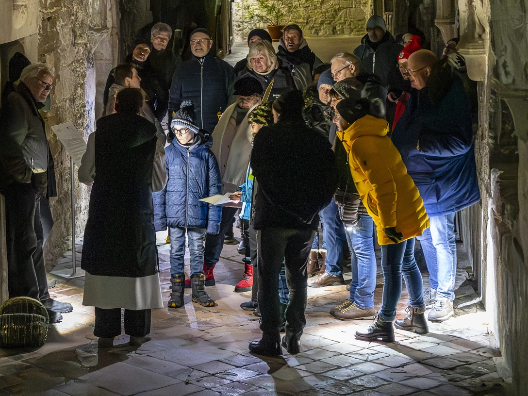 Taschenlampenführung im Kloster Michaelstein Taschenlampenführung im Kloster Michaelstein