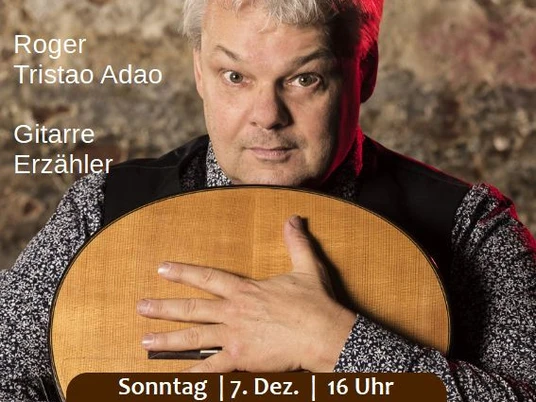 Plakat Gitarrenmusik Bach Barrios ADAO