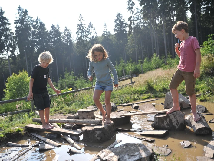 Wasserplatz Natur-Erlebnis-Spielplatz "Kleiner Wisent"