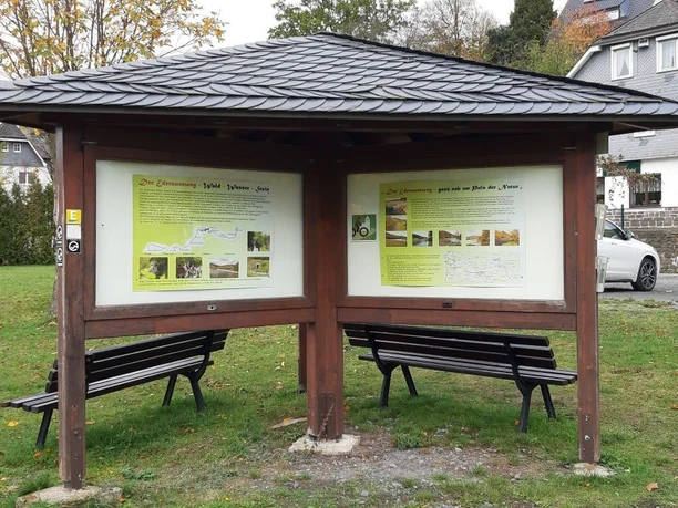 Infoportal "Via Adrina" mit Infos zum Ederauenweg