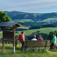 Rast an der Aussicht Oberes Hüttental Ausblick Oberes Huettental