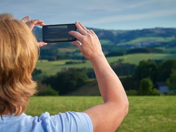 Aussicht Oberes Hüttental fotografieren Ausblick Oberes Huettental