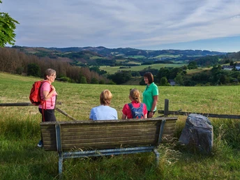 Rast im Oberen Hüttental Ausblick Oberes Huettental