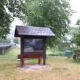 Die Waldrast in Beddelhausen an der Schautafel