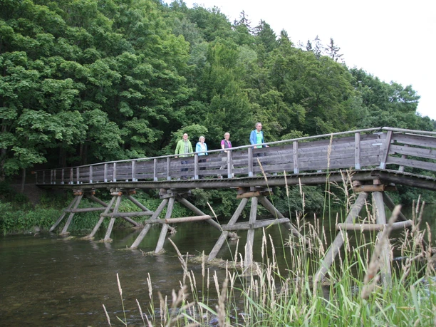 Der Ziegensteg über der Eder