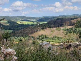 Blick von der Kalmbracht Richtung Hatzfeld/Eder