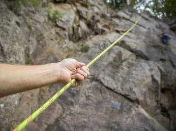Klettergebiet Kapplerstein, Aue-Wingeshausen Kletterfelsen Kapplerstein