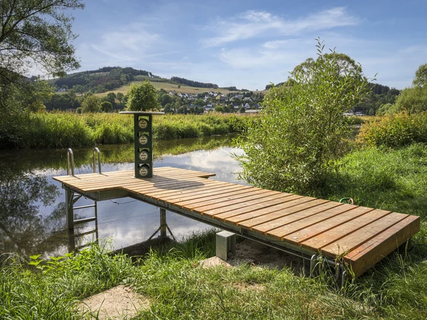 Badestelle an der Eder, Bad Berleburg-Arfeld Badestelle Arfeld