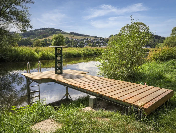 Badestelle an der Eder, Bad Berleburg-Arfeld Badestelle Arfeld