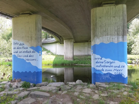 Sinnspruch an der Eder