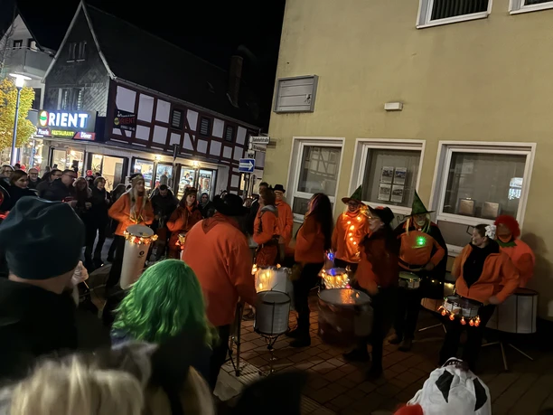 Halloween-Nacht in Borken (Hessen)