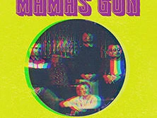 Bunter Bandposterlook mit fünf Personen in neonfarbenem Stil und Schriftzug Germany 2025