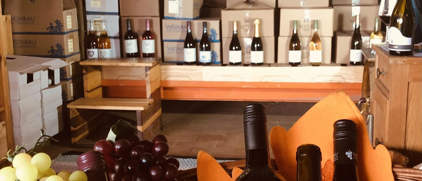 Wein mit Aussicht Bio Weinlager