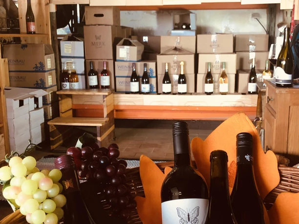 Wein mit Aussicht Bio Weinlager