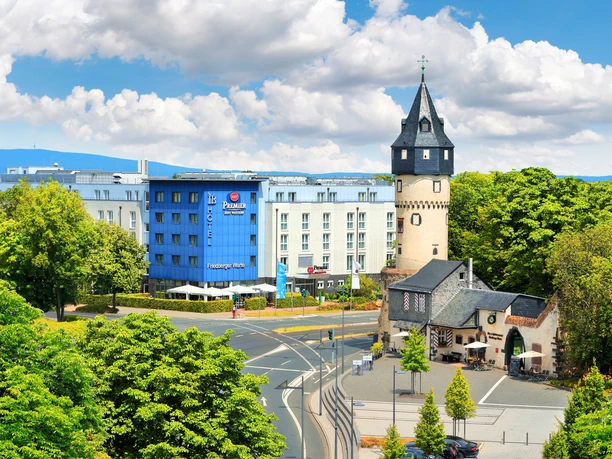 Best Western Premier IB Hotel Friedberger Warte - Modern hotel Modern hotel next to historic tower.