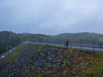 Staumauer Unterbecken Markersbach