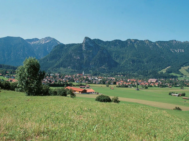 Aussicht von der Romanshöhe auf Oberammergau