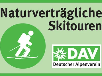 Logo- Skibergsteigen umweltfreundlich