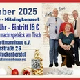 Weihnachtszauber-Mitsingkonzert Plakat Weihnachtszauber-Mitsingkonzert Plakat