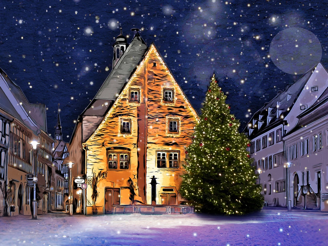 Weihnachtsmarkt in der Rosenstadt Sangerhausen Weihnachtsmarkt in der Rosenstadt Sangerhausen