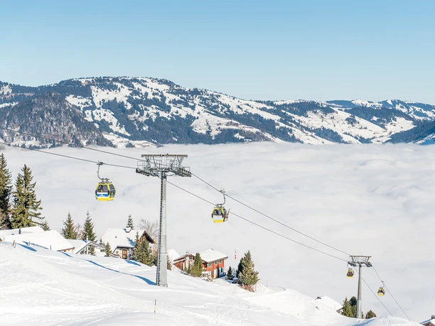 Gondelbahn Emmetten-Stockhütte im Winter