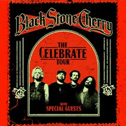 Plakat der Band Black Stone Cherry, "The Celebrate Tour" in Köln.
