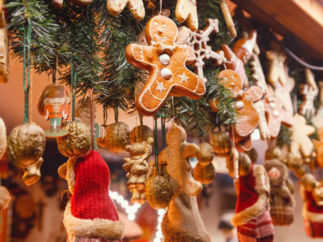 Lebkuchen auf dem Weihnachtsmarkt Lebkuchen auf dem Weihnachtsmarkt