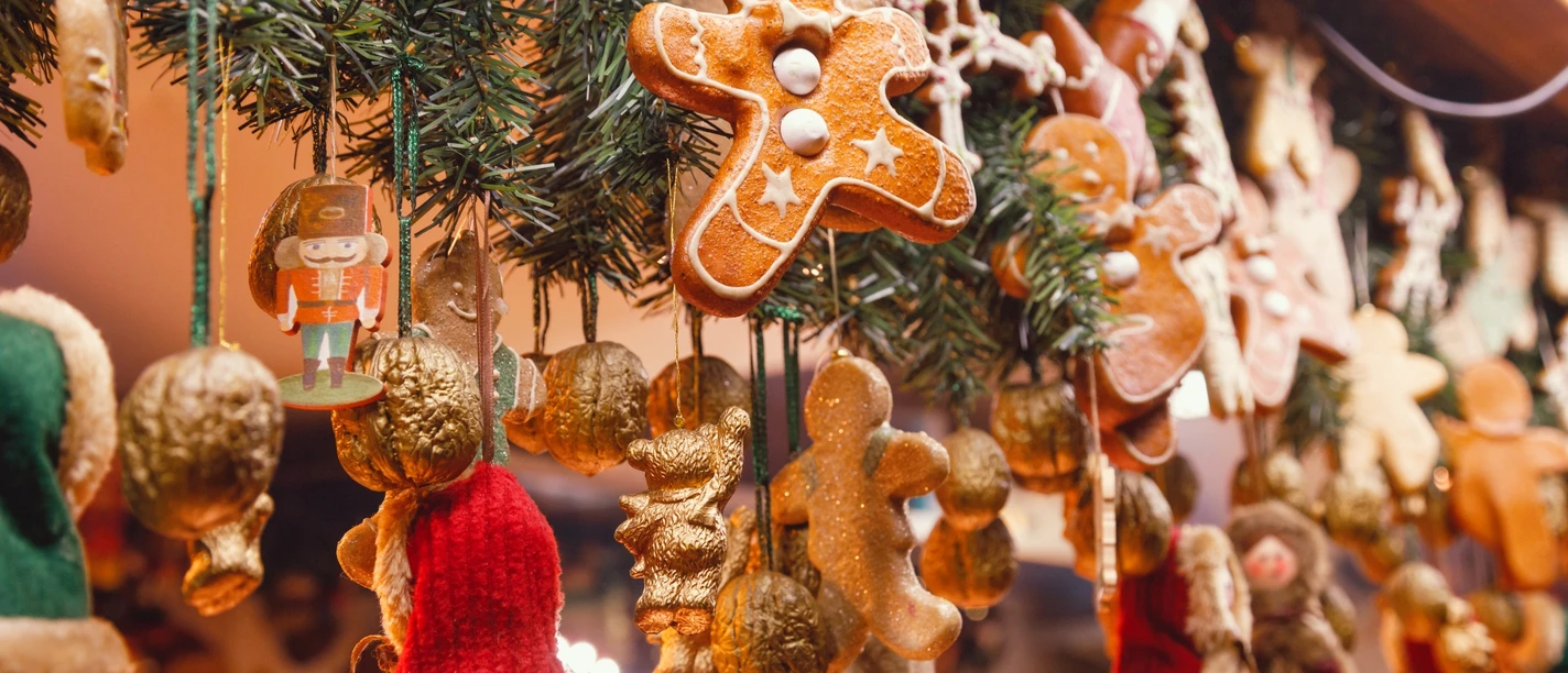 Lebkuchen auf dem Weihnachtsmarkt Lebkuchen auf dem Weihnachtsmarkt