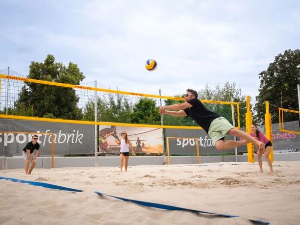 Voller Einsatz beim Baggern