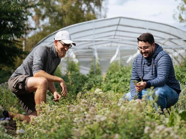 Silio Del Fabro vom Restaurant ESPLANADE auf dem Stadtbauernhof Saarbrücken