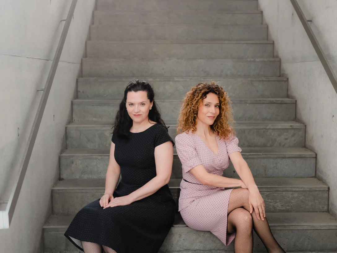 Jenny Schäuffelen und Marie Giroux und