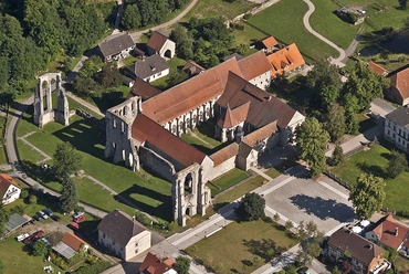 Kloster Walkenried aus der Luftperspektive