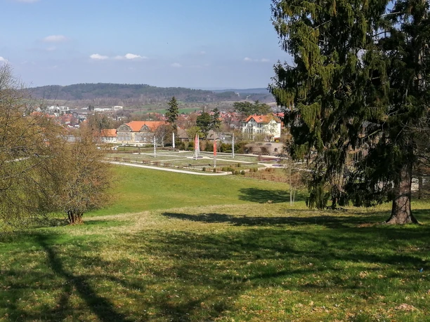 Blick von der Vogelherdstraße zum Kleinen Schloss