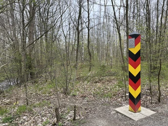 Die Grenzsäule am Jungborn