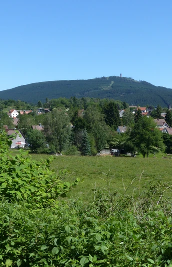 Braunlage mit dem Wurmberg dahinter