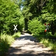 Bahnübergang an der Langen Allee