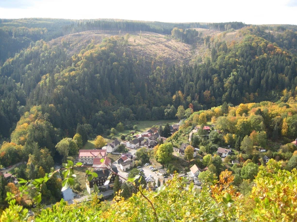Blick auf Treseburg
