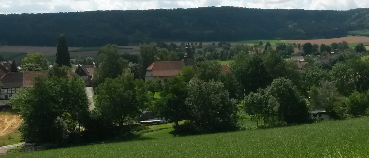 Blick auf Harriehausen